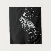 Minimale zwarte en witte sneeuw bedekt met een ber wandkleed (Voorkant)