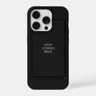 Minimale Zwarte Esthetische Quote Hoestelcase iPhone 15 Pro Case
