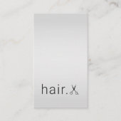 Minimale zwarte Faux-schaarste Visitekaartje (Voorkant)