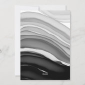 Minimale zwarte Japandi-stijlfoto voor Kerstmis Feestdagenkaart (Achterkant)