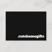 Minimale zwarte legant visitekaartje (Voorkant)