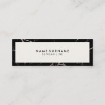 Minimale zwarte marmergrens voor professionele geb