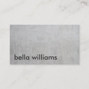 Minimale zwarte moderne grijze cementprofessional visitekaartje