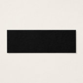 Minimale zwarte moderne internetkaarten mini visitekaartjes (Achterkant)