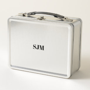 Minimale zwarte naam van aangepaste monogram initi