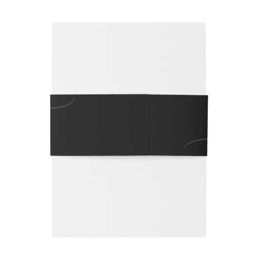 Minimale zwarte reiniging Eenvoudig het huwelijk v Uitnodigingen Wikkel (Achterkant Voorbeeld)