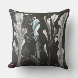 Minimale zwarte rode zwarte zwarte zwarte rode tui buitenkussen