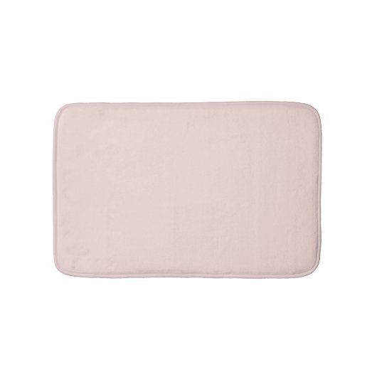 Minimale zwarte roze vaste, elegante chic badmat (Voorkant)