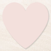 Minimale zwarte roze vaste, elegante chic kartonnen onderzetters (Voorkant)