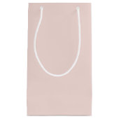 Minimale zwarte roze vaste, elegante chic klein cadeauzakje (Voorkant)