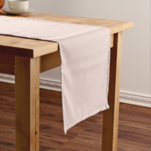 Minimale zwarte roze vaste, elegante chic korte tafelloper