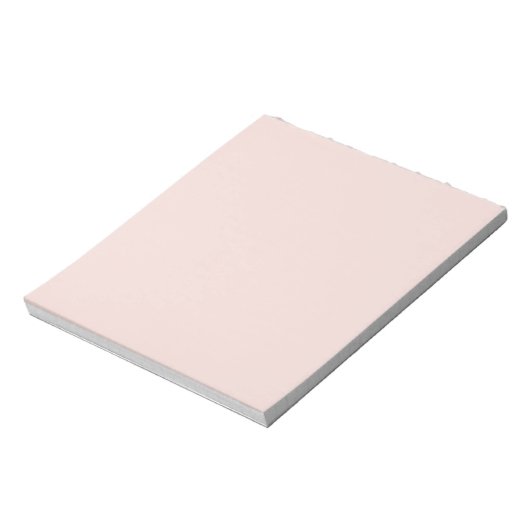 Minimale zwarte roze vaste, elegante chic notitieblok (Linkerzijde)