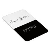 Minimale zwarte, schone, vuile vaatwasmachine magneet (Rechterzijde)