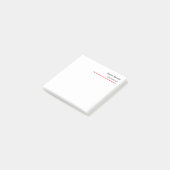 Minimale zwarte vlek post-it® notes (Schuin)