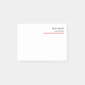 Minimale zwarte vlek post-it® notes (Voorkant)