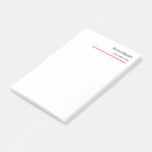 Minimale zwarte vlek post-it® notes (Schuin)