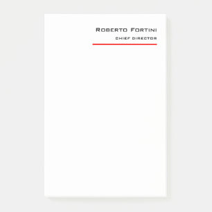 Minimale zwarte vlek post-it® notes