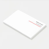 Minimale zwarte vlek post-it® notes (Schuin)