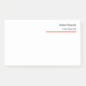 Minimale zwarte vlek post-it® notes (Voorkant)