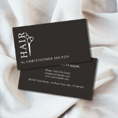 Minimale zwarte witte haarlijst van Elegant Visitekaartje