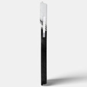 Minimale zwarte witte paardenportret Equestrian Case-Mate iPhone Case (Achterkant / Links)