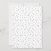 Minimale zwarte & witte Panda 1e verjaardag Kaart (Achterkant)