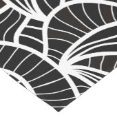 Minimale zwarte & witte rendementspatroon korte tafelloper (Hoek)