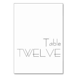 Minimale zwarte witte tapijtfoto TWELVE Kaart