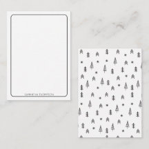 Minimale zwarte witte winterpatroontnaam