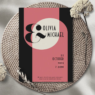 Minimale  zwarte zalmroze kaart