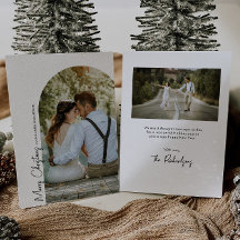 Minimale zwarte zwarte witte foto met kerstkaart