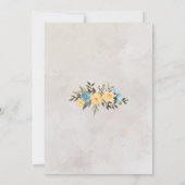 Minimali Pompas Grass Retro Rainbow Boho Birthday Kaart (Achterkant)