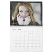 Minimalis Black en White Artsy Multi Photo Kalender (Jan 2026)