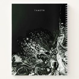 Minimalisatieschbook met aangepast metallisch Hoes Notitieboek