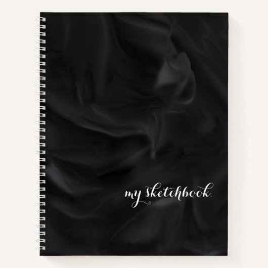 Minimalisatieschbook voor speciaal zwart Hoesje Notitieboek (Voorkant)