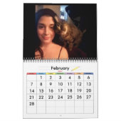 Minimalisatieschema, JAAR/GROOTTE/KLEUR/ONTWERP Kalender (Feb 2027)