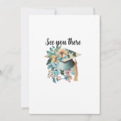 Minimalisator Boho Floral voor Afstuderen van verp Kaart (Achterkant)