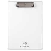 Minimalisator fancy Script Calligraphy Klembord (Voorkant)