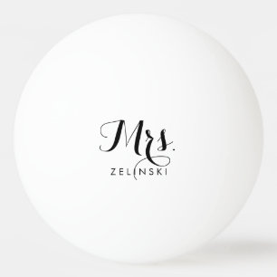 Minimalisator fancy Script Calligraphy Pingpongbal