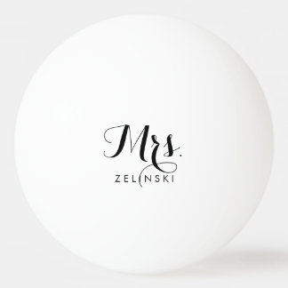 Minimalisator fancy Script Calligraphy Pingpongbal