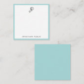 Minimalisator handgeschreven Sjabloon monogram (Voorkant / Achterkant)