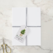 Minimalisator kalligrafie inkt Script Waterverf Cadeaulabel (Met Touw)