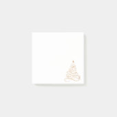 Minimalisator kerstboom met Gold Metallic Filigree Post-it® Notes (Voorkant)