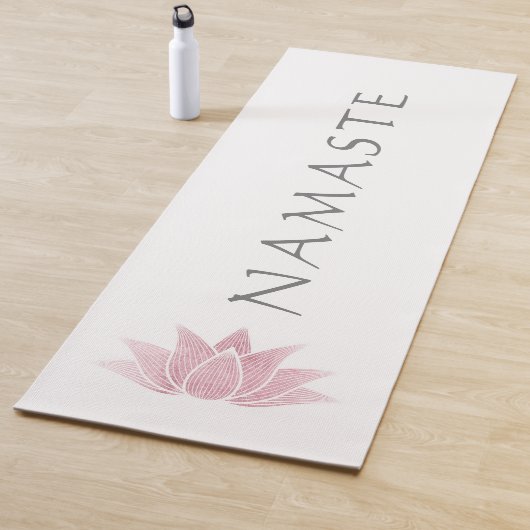 Minimalisator Lotus Flower Namaste Yoga Instructor Yogamat (In situ)