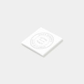 Minimalisator notaris openbare stempel post-it® notes (Schuin)