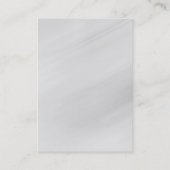 Minimalisator professionele moderne handschrijfmon visitekaartje (Achterkant)