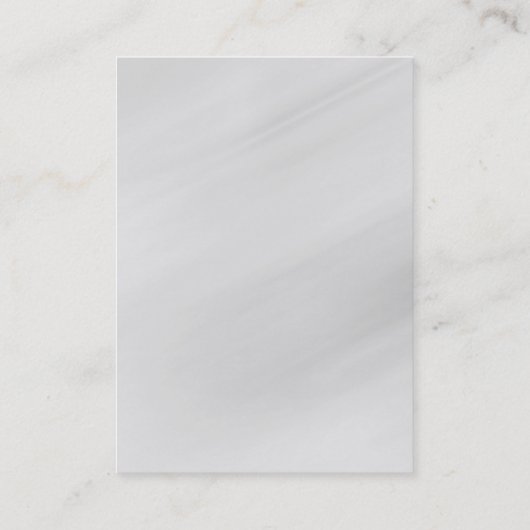 Minimalisator professionele moderne handschrijfmon visitekaartje (Achterkant)