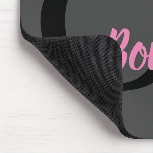 Minimalisator professionele moderne monogram muismat (Hoek)