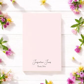 Minimalisator roze schoonheidssalon leraar post-it® notes