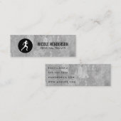 Minimalisator runner mini visitekaartje (Voorkant / Achterkant)